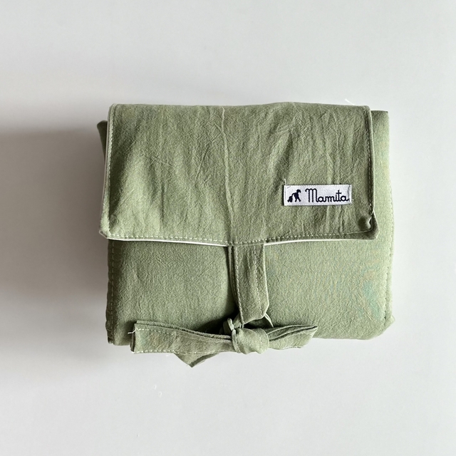 Cambiador portátil verde